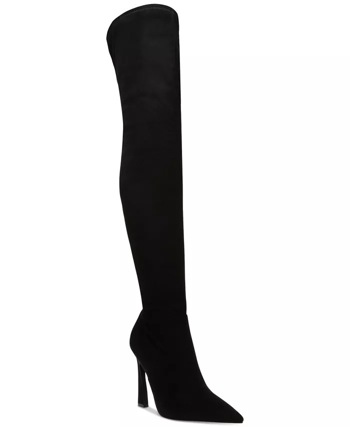Steve Madden Women's Laddy Pointed-Toe Over-The-Knee Dress Boots - Macy's | Macy's