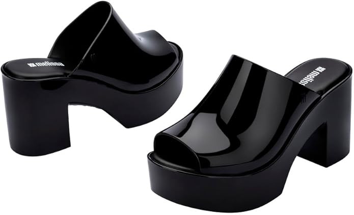 Melissa Mule Heel Collection Fashion Sandal for Women Iridescent Mule Style | Amazon (US)