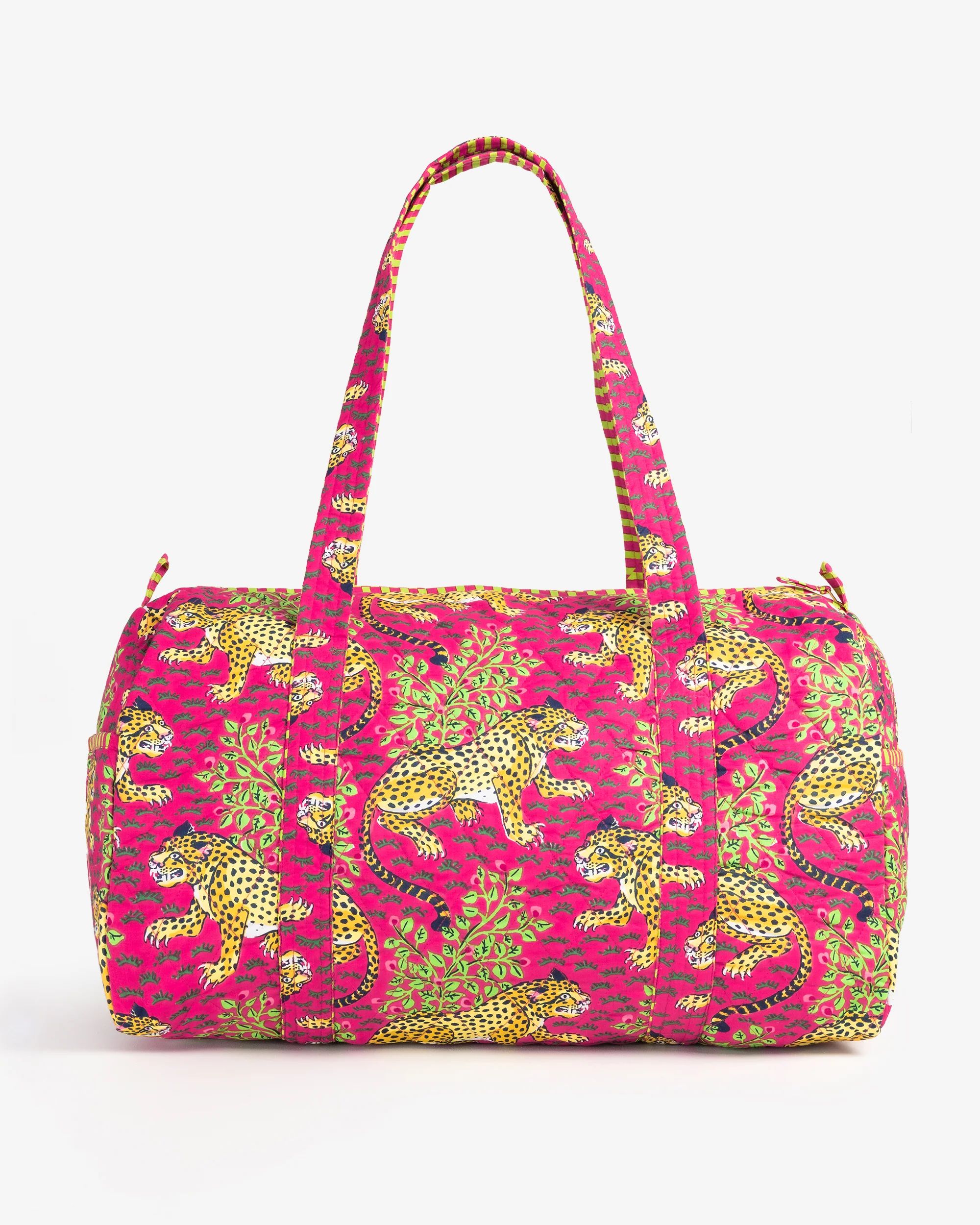 Bagheera - Quilted Duffle Bag - Hot Pink | Printfresh