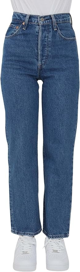 Levi's Women's Ribcage Straight Ankle Jeans | Amazon (UK)
