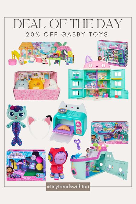 Deal of the day - 20% off gabby dollhouse toys!

Gifts for her, toddler gift idea, kids gift

#LTKGiftGuide #LTKkids #LTKfamily