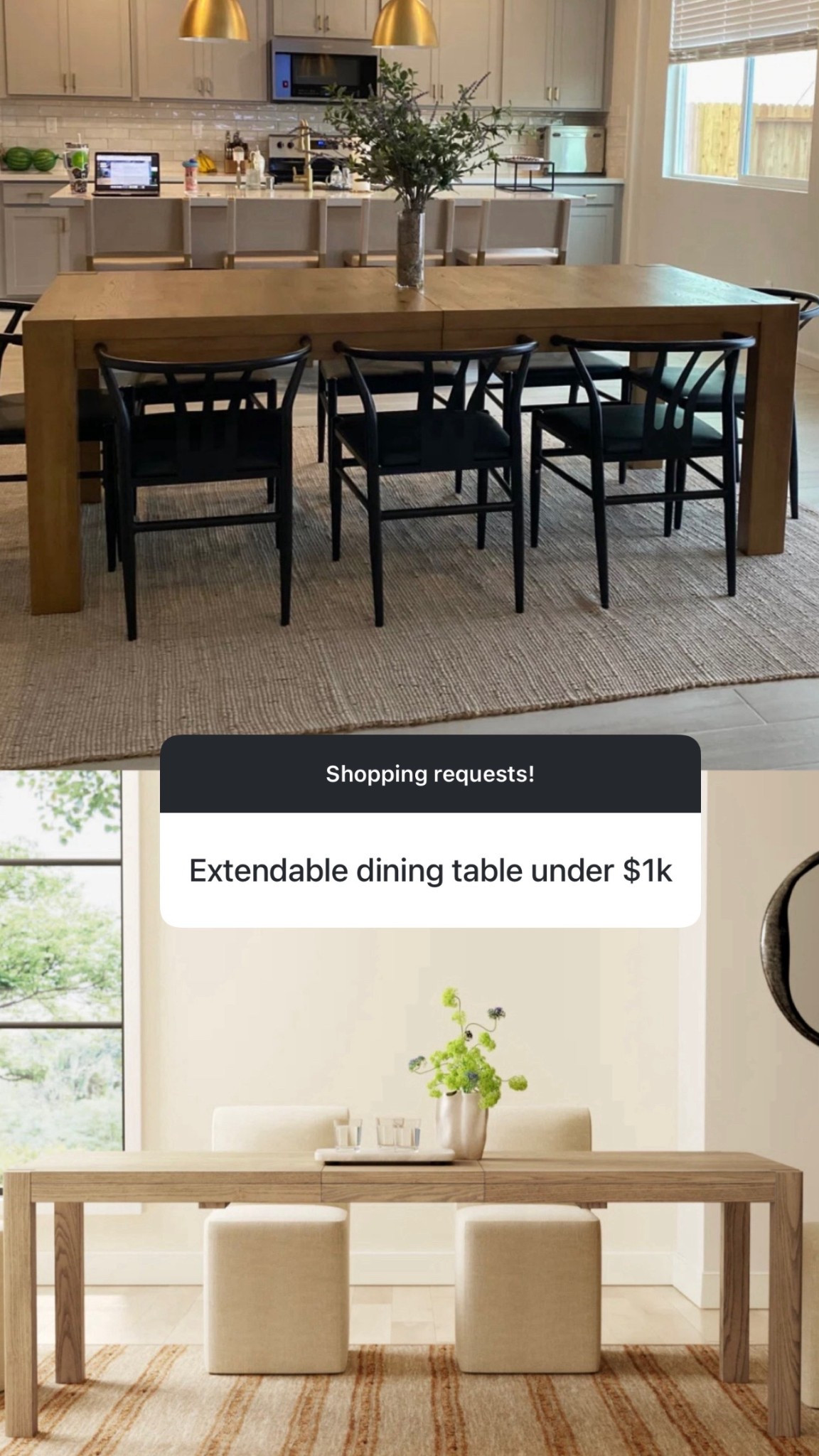 Cyber week extendable dining table picks - just in time for those large holiday gatherings 🎄

#LTKSaleAlert #LTKHoliday #LTKHome