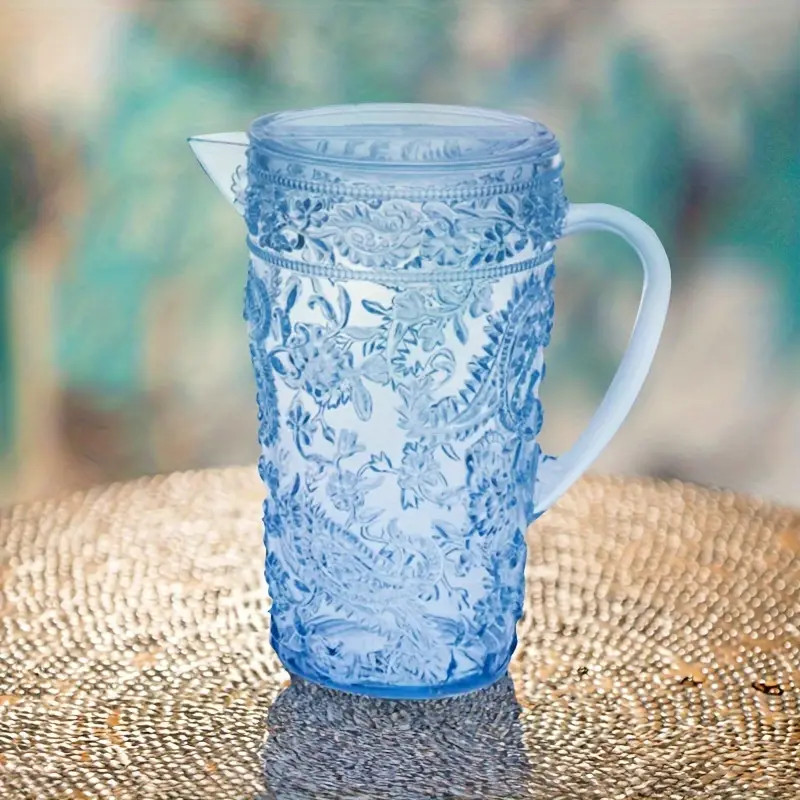 2.5 Quarts Water Pitcher Lid Paisley Unbreakable Plastic - Temu | Temu Affiliate Program
