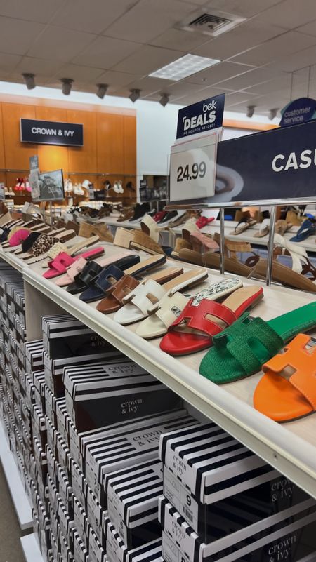 Fabulous H shoes and sandals at Belk! Some are as low as $24.99. I have the brown and white ones and the quality is superb. #summersandals

#LTKSeasonal #LTKOver40 #LTKActive
