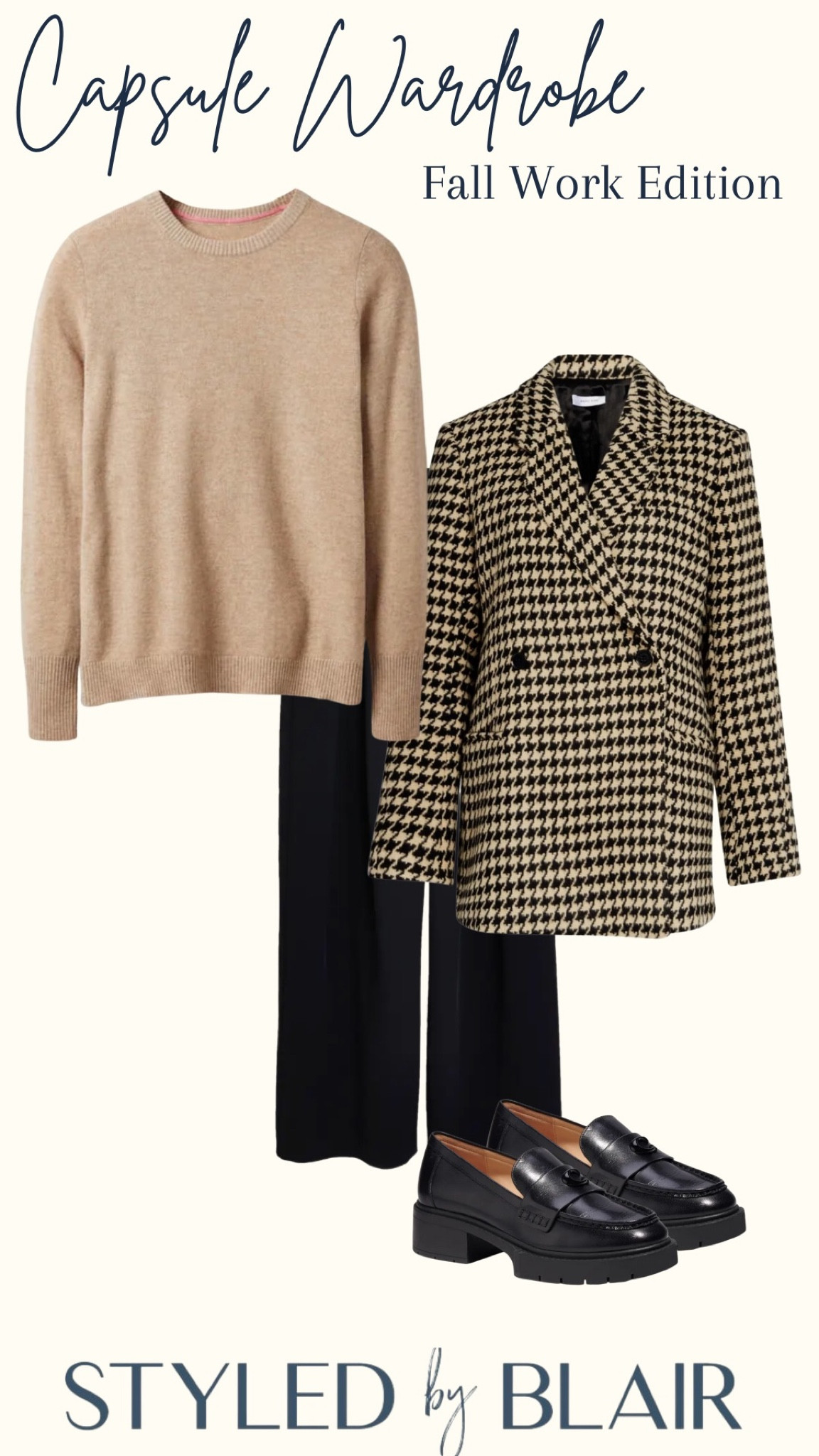Fall work outfit idea / capsule wardrobe 

#LTKworkwear #LTKSeasonal #LTKunder100