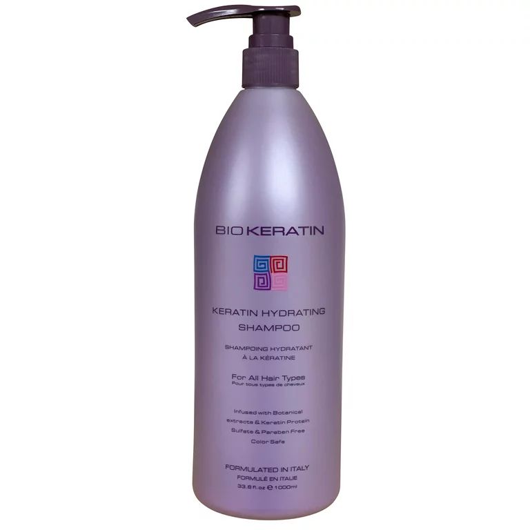 Bio Keratin Hydrating Shampoo, 33.8 Fl Oz, 1000ml | Walmart (US)