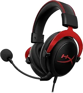 HyperX Cloud II - Gaming Headset, 7.1 Surround Sound, Memory Foam Ear Pads, Durable Aluminum Fram... | Amazon (US)