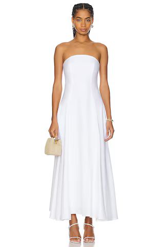Favorite Daughter The Favorite Linen Dress in White from Revolve.com | Revolve Clothing (Global)