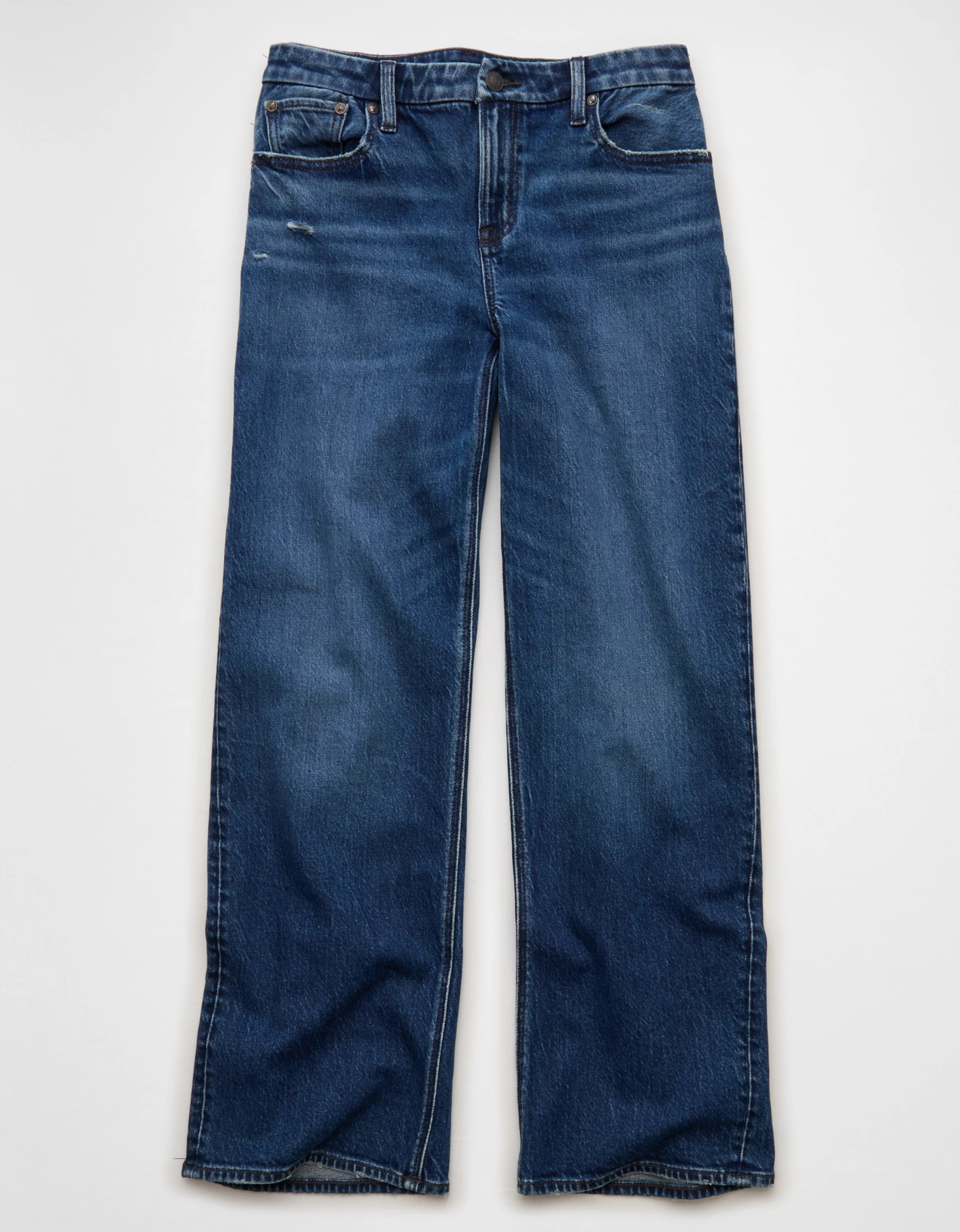 AE Stretch Curvy High-Waisted Stovepipe Jean | American Eagle Outfitters (US & CA)