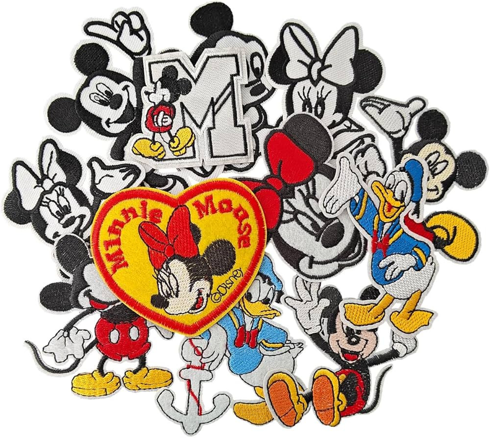 12 Pcs Embroidered Patches, Decorative Anime Repair Patches Applique Patches, Suitable for Sewing... | Amazon (US)