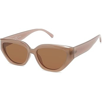SOJOS Trendy Cute Cat Eye Polarized Sunglasses for Women Fashion Cateye Womens Sunnies SJ2237 | Amazon (US)