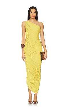Norma Kamali Diana Gown in Asparagus from Revolve.com | Revolve Clothing (Global)