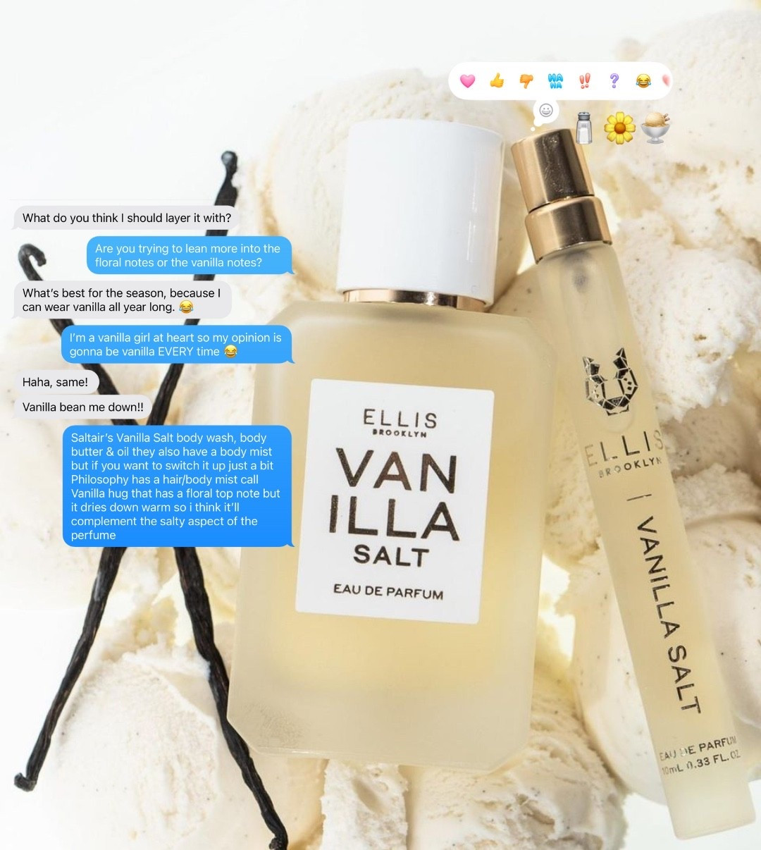 SOTD: If you’ve been searching for your new signature scent, Vanilla Salt by Ellis Brooklyn is it. Warm vanilla, a touch of salted sweetness, and the perfect everyday luxury. Add to cart! You’ll thank yourself later. 🤎

#LTKGiftGuide #LTKBeauty #LTKselfcare