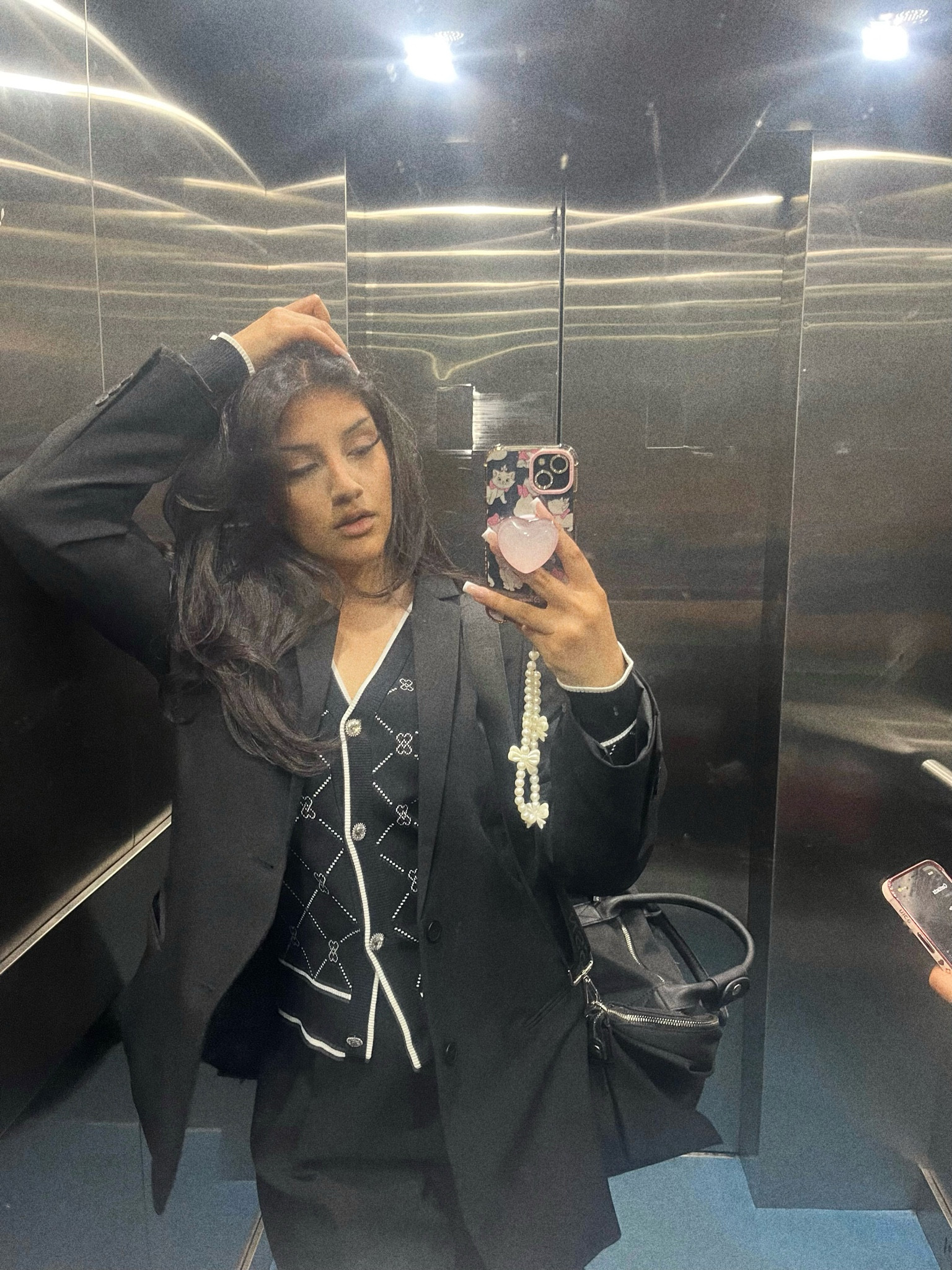 Abercrombie style, black blazer, tailored trousers, workwear, blowdry, French tip nails, Gucci loafers 

#LTKBacktoSchool #LTKworkwear #LTKSeasonal