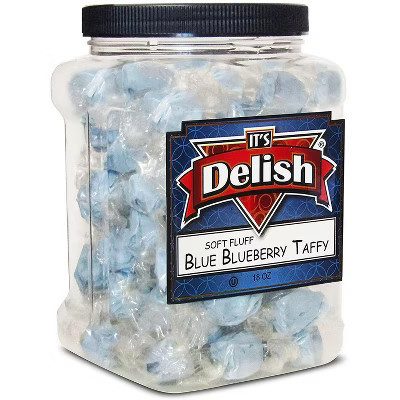 Blue Blueberry Flavored Taffy by It's Delish, 18 OZ Jumbo Container | Target