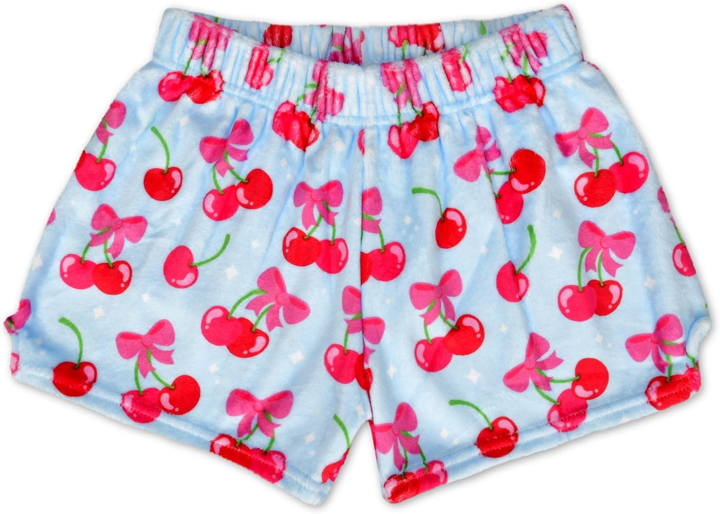 iscream Big Girls Silky Soft Plush Fleece Shorts - Pretty in Print Collection | Amazon (US)