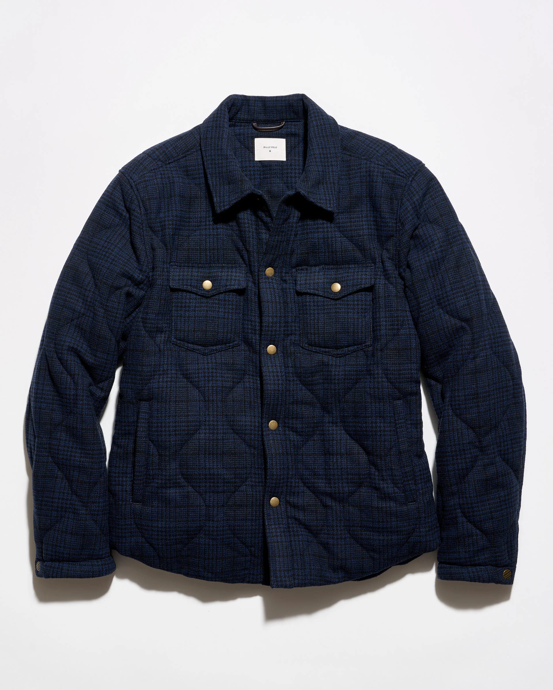Onion Quilted Plaid Theo Shirt Jacket | Billy Reid