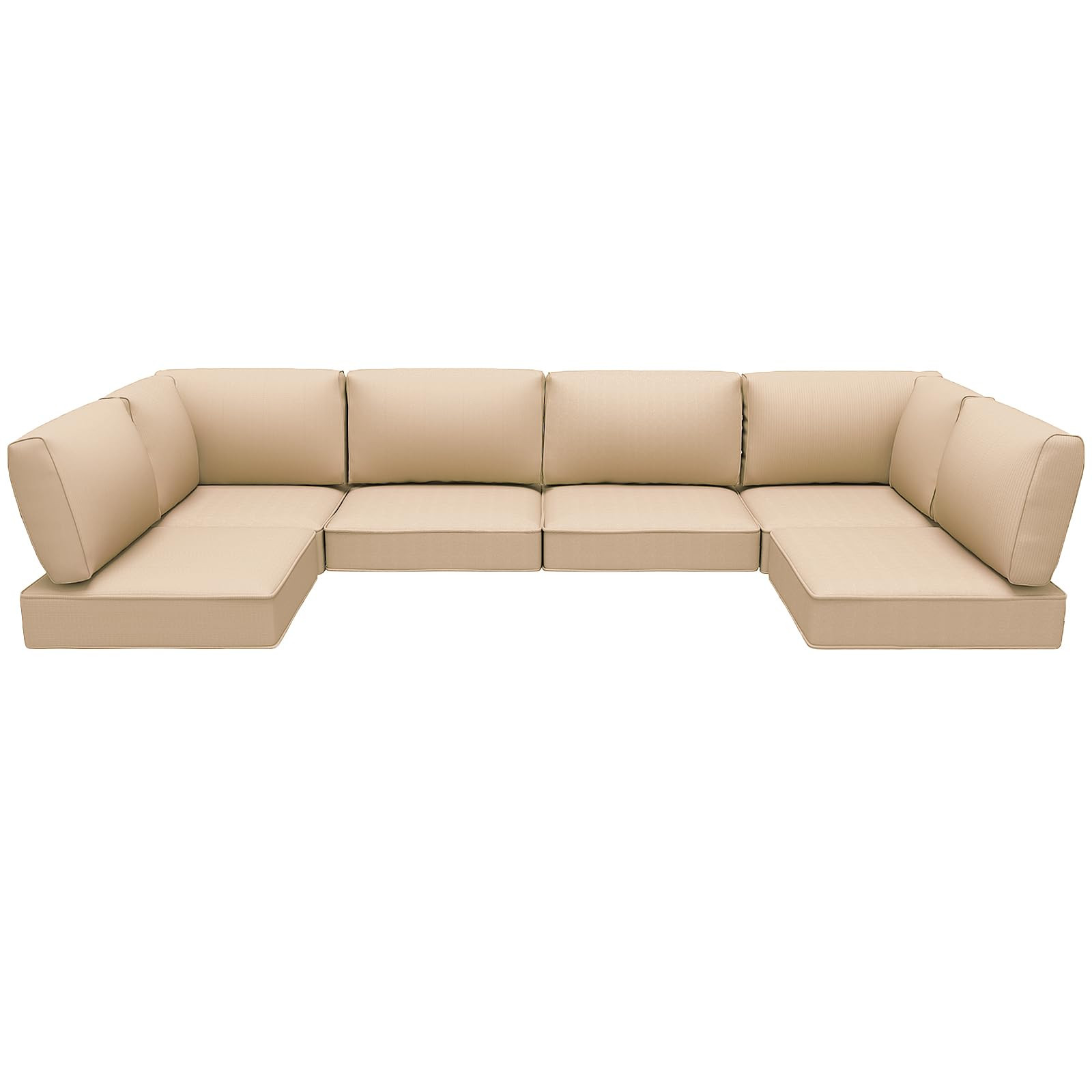 Outdoor Replacement Cushions for Patio Furniture,Water-Resistant Sofa Cushions for Rattan Wicker ... | Amazon (US)