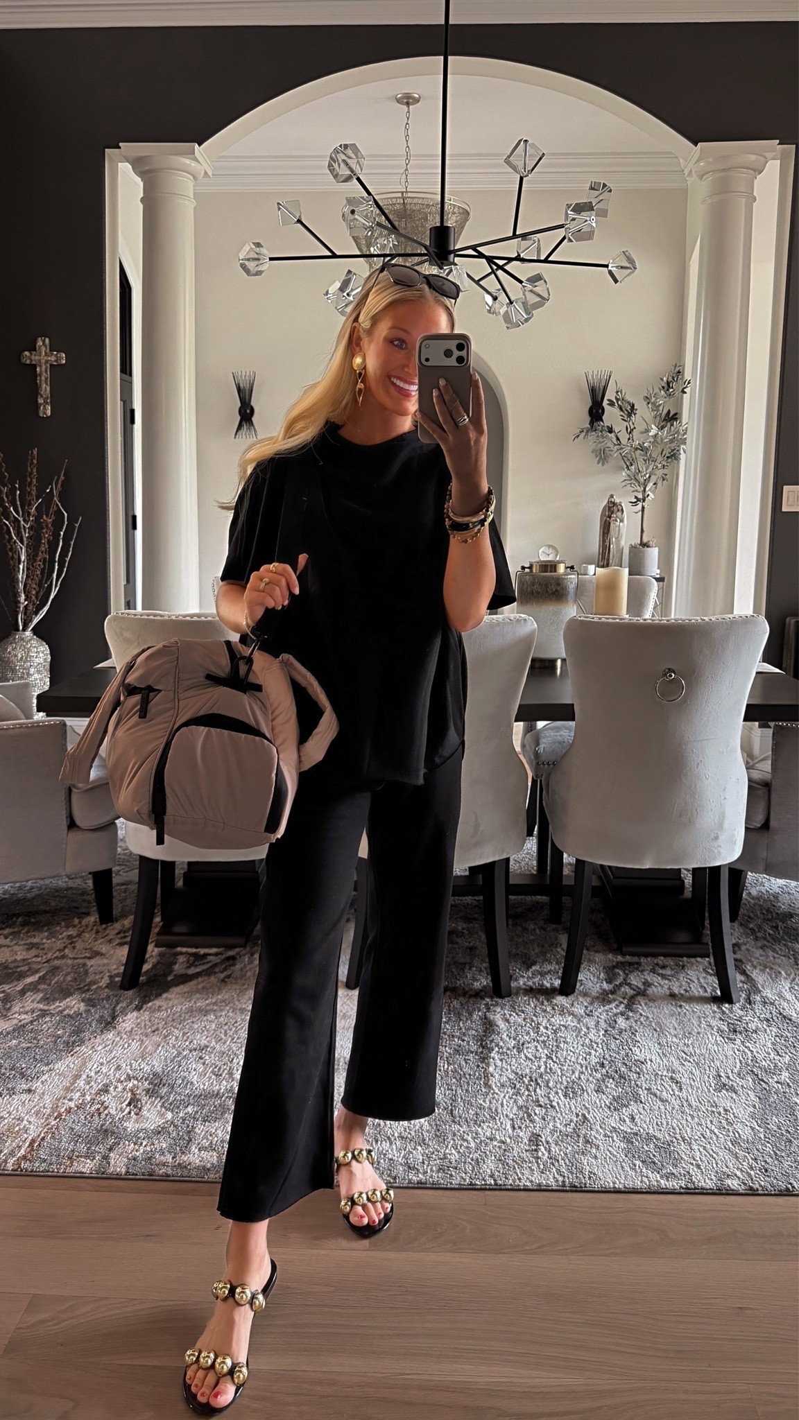 Under $50 Amazon black pant set (wearing medium)

#LTKMothersDay #LTKootd #LTKmomlife