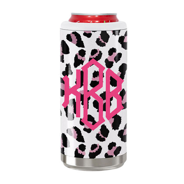 Monogrammed Slim Can Koolie | Marleylilly