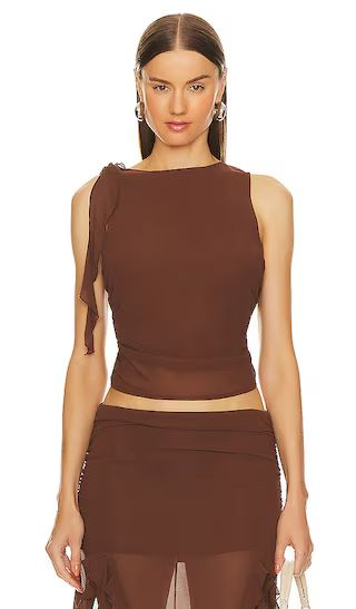 Rendezvous Top in Chocolate | Revolve Clothing (Global)