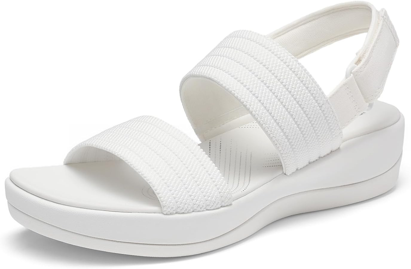 DREAM PAIRS Women's Walking Sandals Lightweight Soft Footbed Low Wedge Comfort Indoor Outdoor Fla... | Amazon (US)