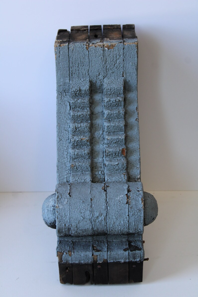 Antique Corbel Architectural Salvage Bracket Chippy Painted | Etsy | Etsy (US)