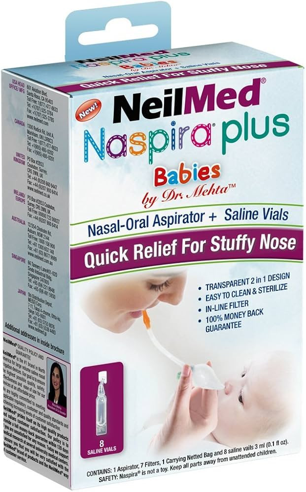 NeilMed Naspira Plus Nasal Oral Aspirator, 1 Count | Amazon (US)