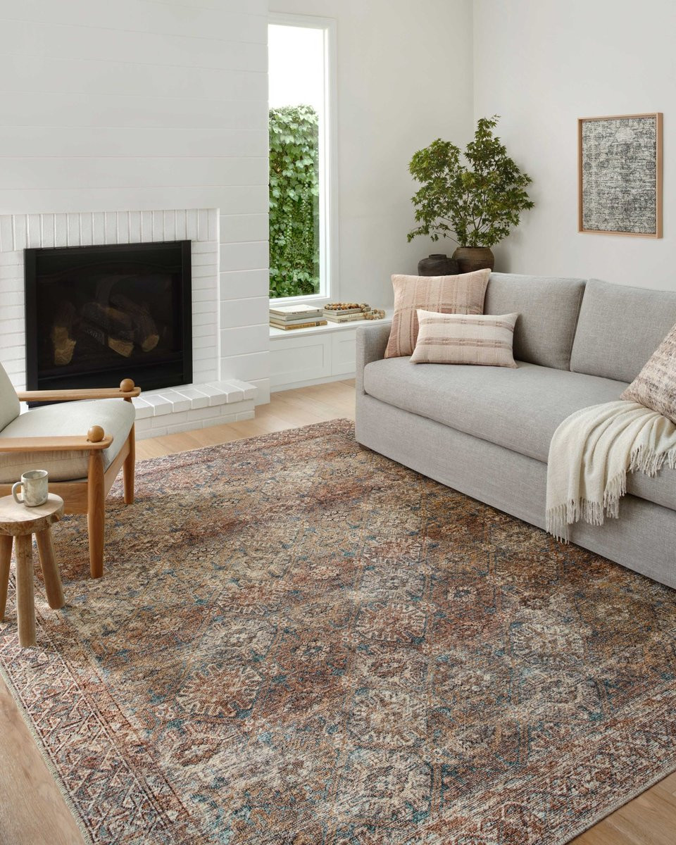 Amber Lewis x Loloi Billie BIL-04 Vintage / Overdyed Area Rugs | Rugs Direct | Rugs Direct