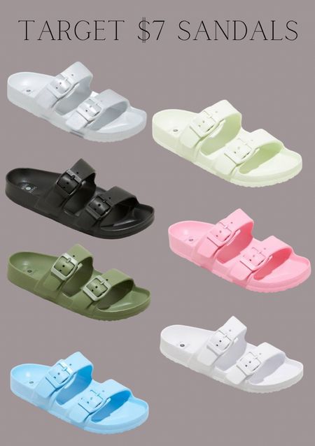 Women’s sandals just $7 today at target 

Summer sandals 
Spring sandals 

#LTKshoecrush #LTKxTarget #LTKstyletip