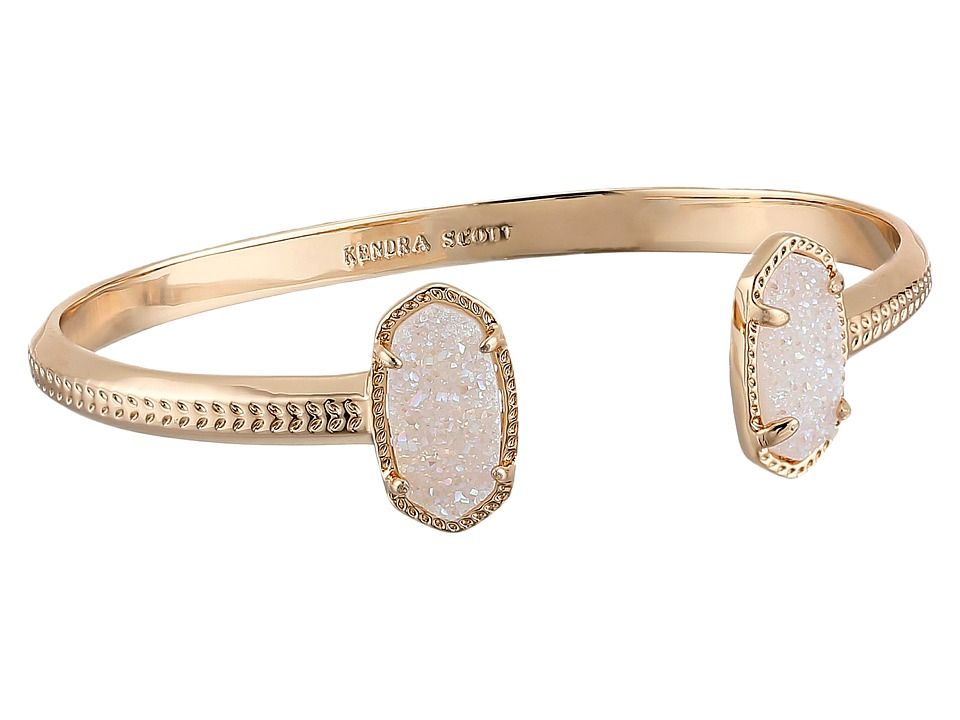 Kendra Scott - Elton Bracelet (Rose Gold Iridescent Drusy) Bracelet | Zappos