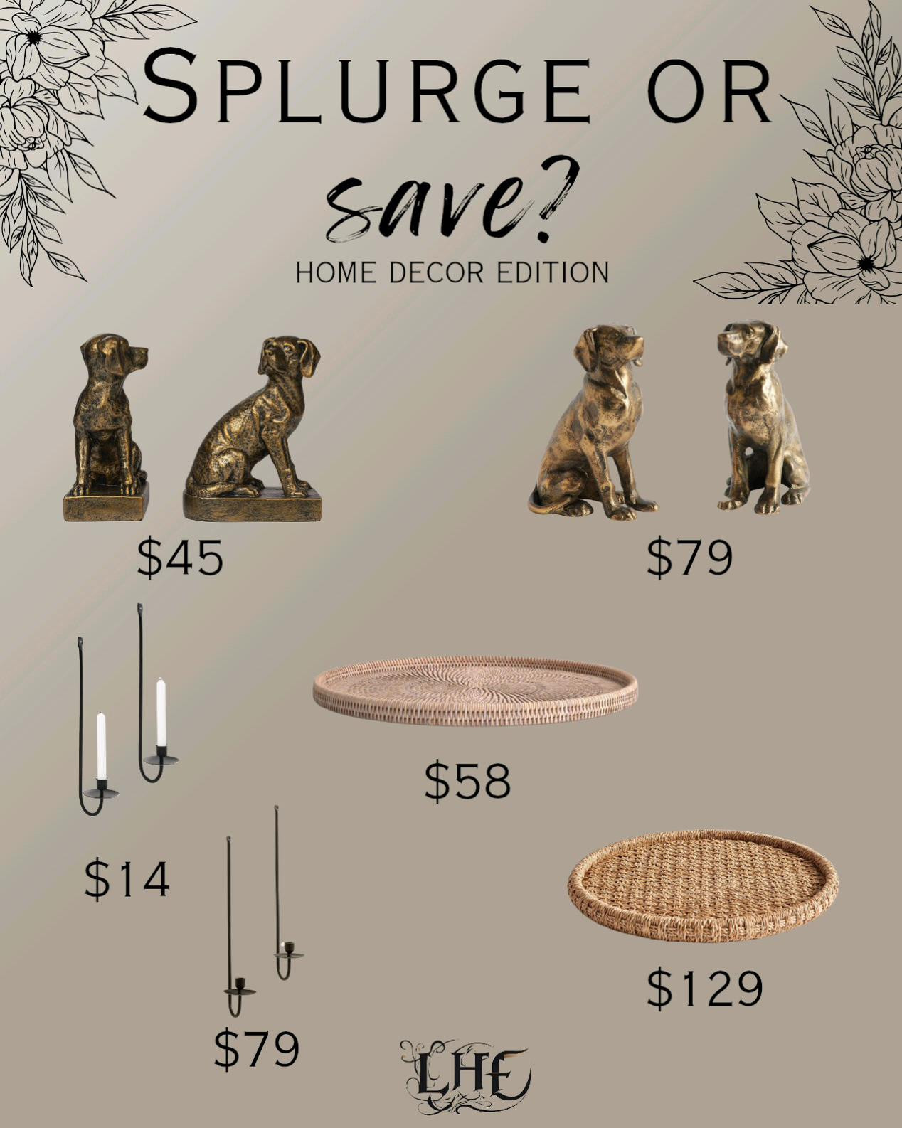  I'm loving these designer looks for less 😉 Shop by clicking the thumbnails below 👇 ...Splurge or save, save vs splurge, living room decor, table decor, bookends, decorative tray, wall taper candle holders, wall decor, affordable home decor, Pottery Barn, pottery barn dupes, pottery Barn looks for less, pottery Barn Inspired, designer inspired,home decor, home accents, 

#LTKSaleAlert #LTKHome #LTKFindsUnder100