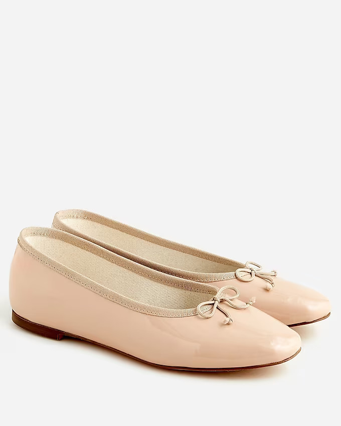 Zoe ballet flats in Italian patent leather | J. Crew US