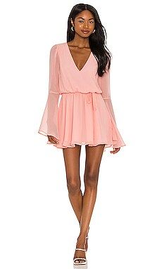 Lovers + Friends Lila Dress in Peach Pink from Revolve.com | Revolve Clothing (Global)