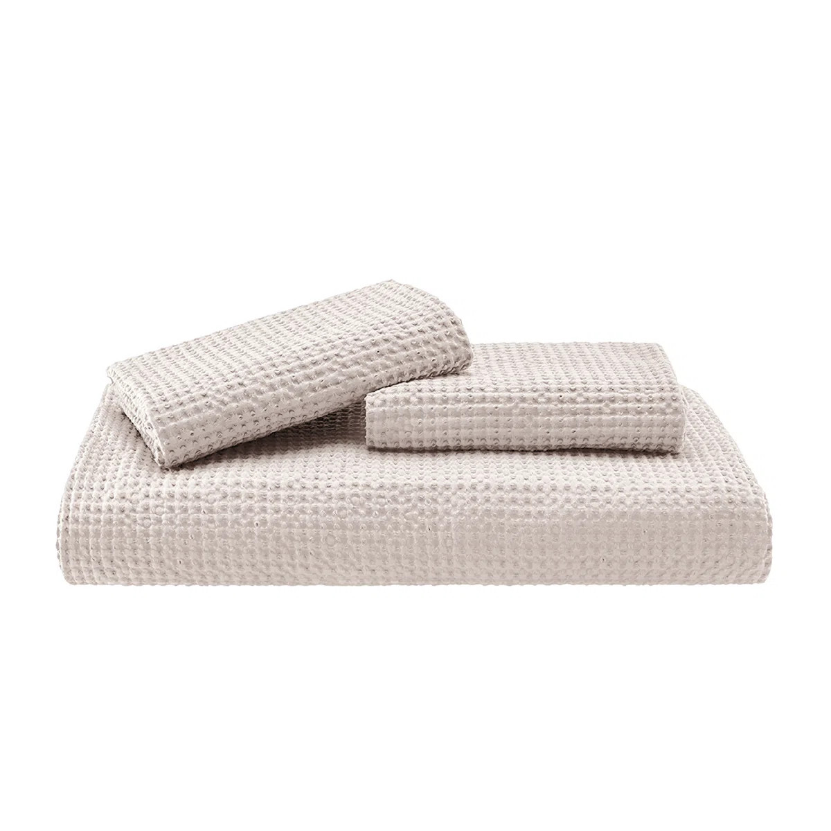 Bedsure Luxury Soft 100% Cotton Waffle Weave Plaid Duvet Cover | Wayfair North America