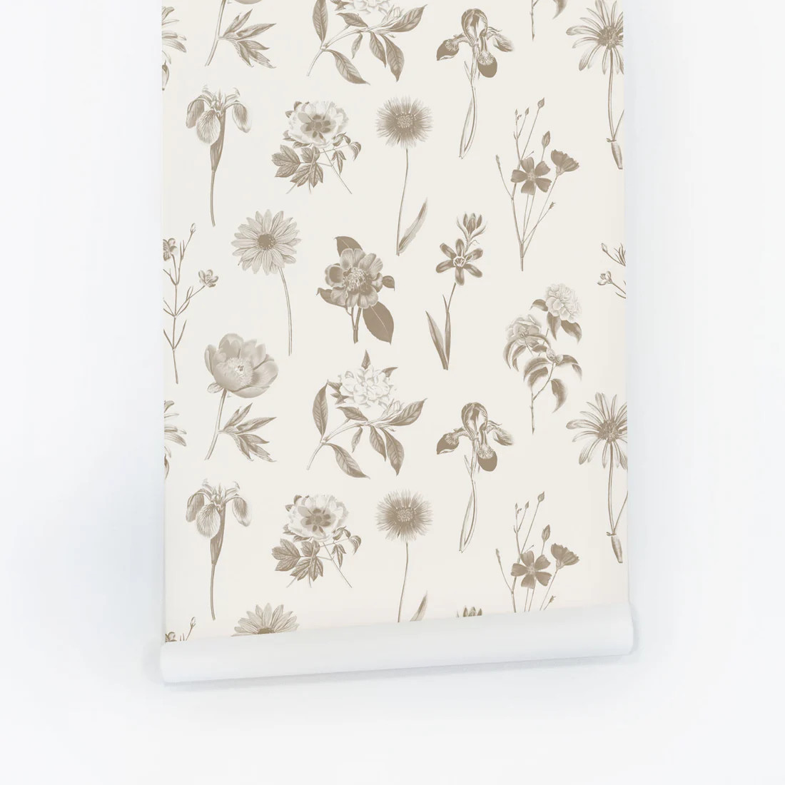 Vintage floral design wallpaper | Livettes Wallpaper