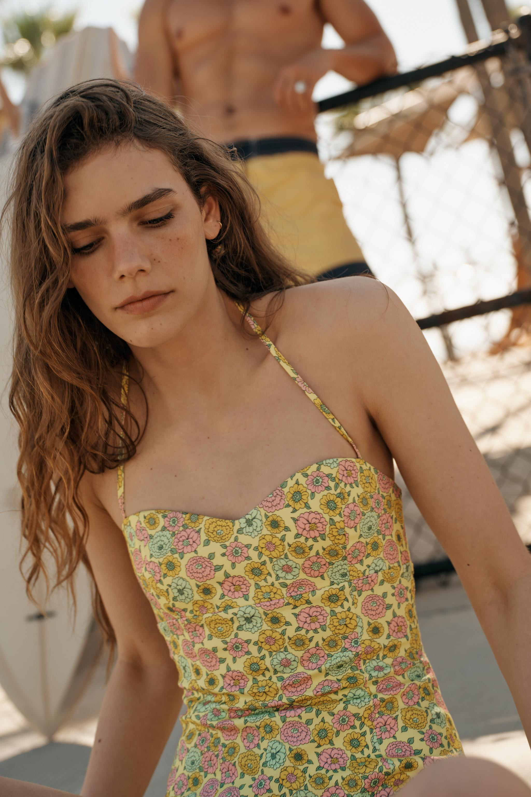 FLORAL POPLIN TOP | Zara US