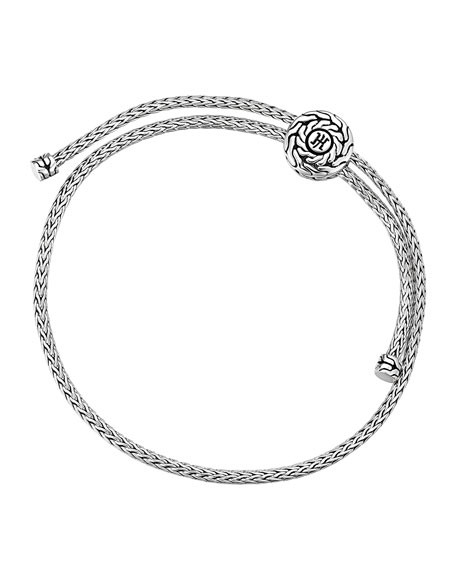 John Hardy Classic Chain Silver Knot Bracelet | Neiman Marcus