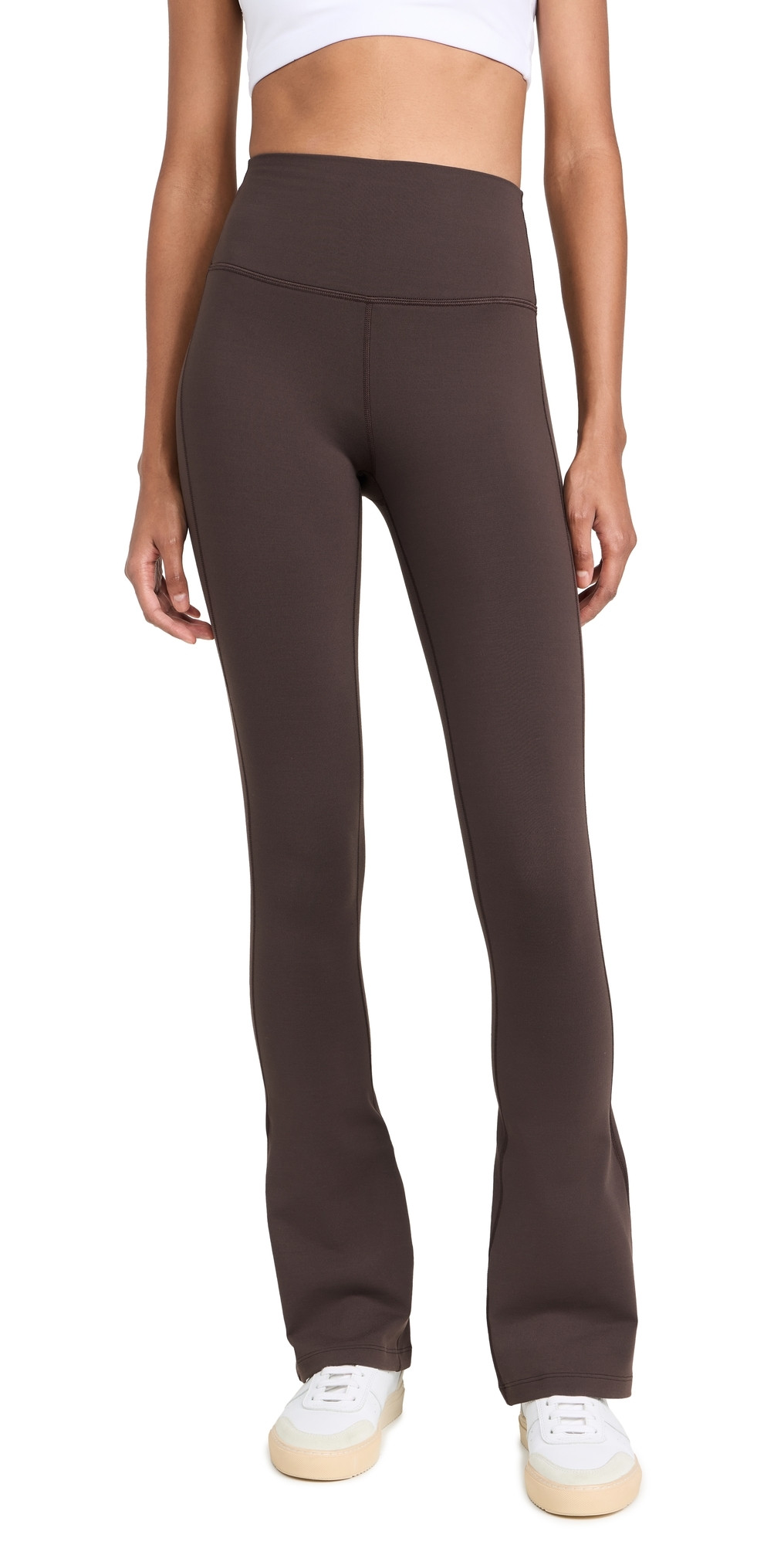 Splits59 Raquel High Waist Supplex Flare Leggings 30 Dark Chocolate L | Shopbop