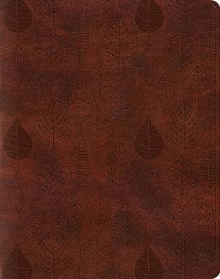 ESV Single Column Journaling Bible (TruTone, Chestnut, Leaves Design) | Amazon (US)