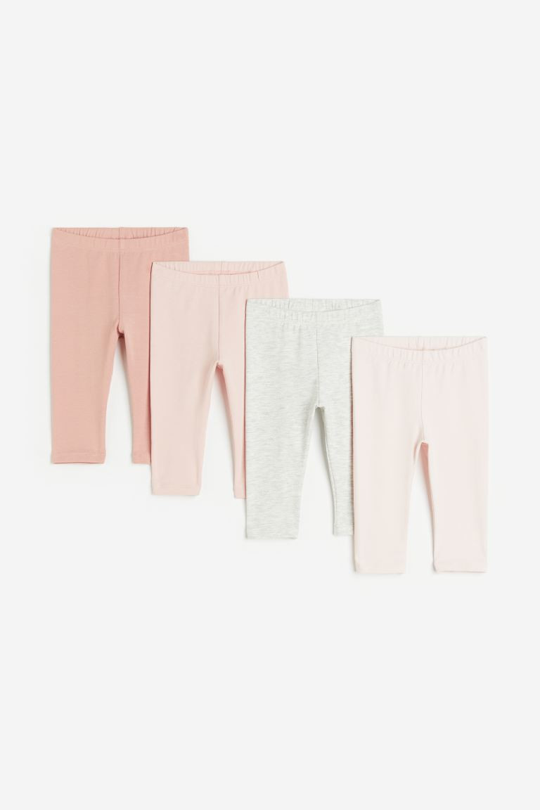 4-pack Cotton Jersey Leggings | H&M (US + CA)
