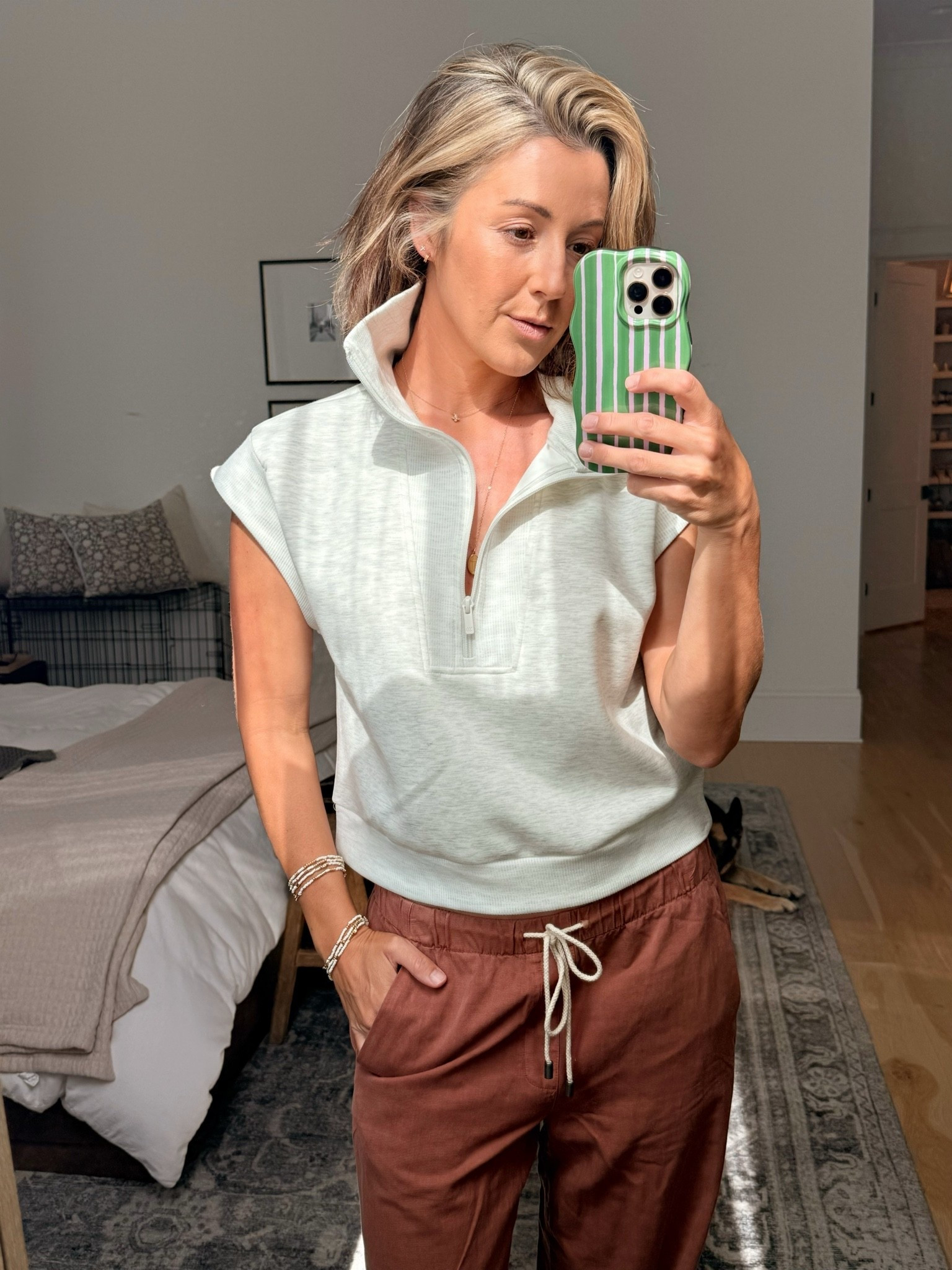 Ok target, I see you! Wearing a medium in the top, small in pants!

#LTKootd #LTKOver40 #LTKmomlife