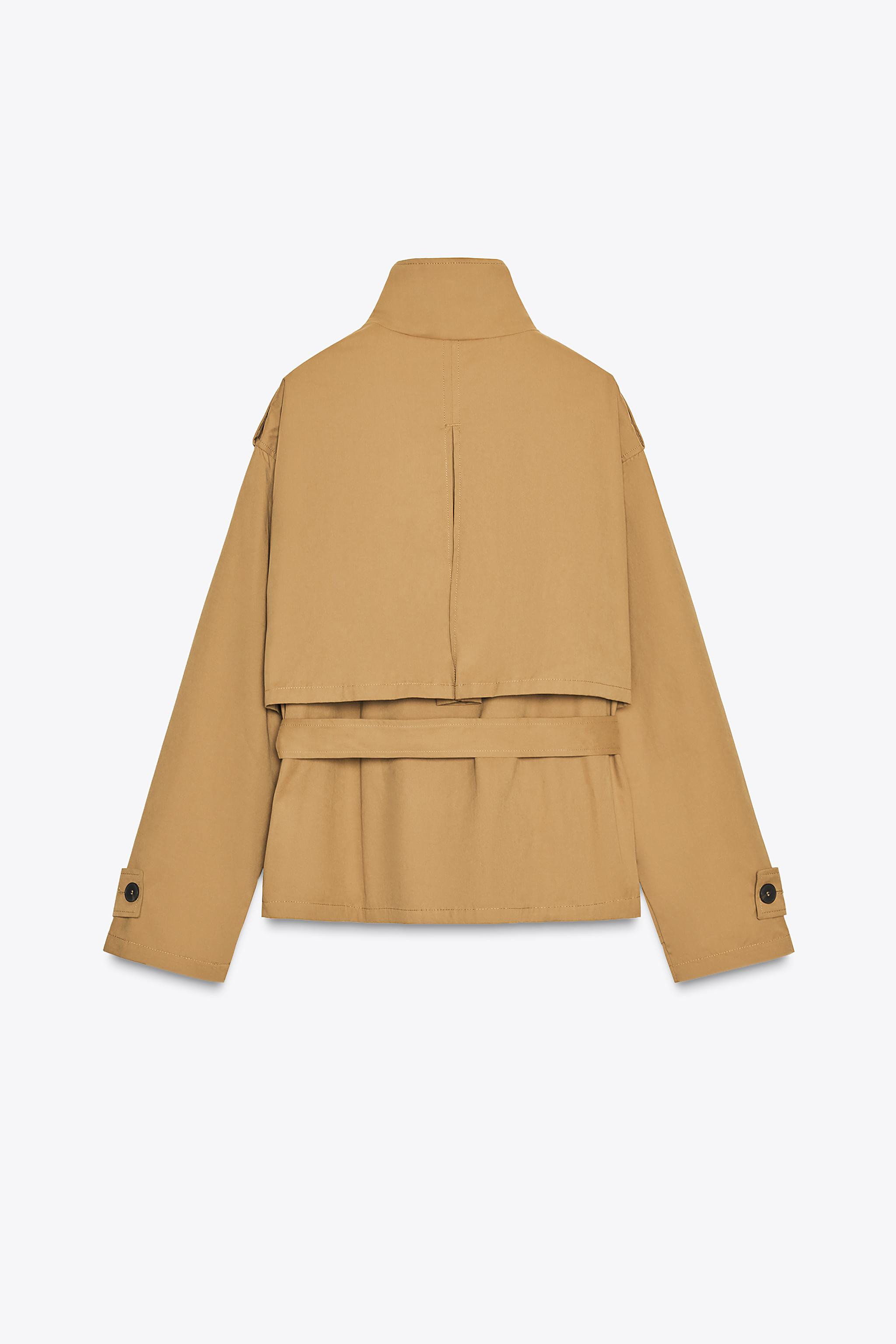 SHORT TRENCH COAT | Zara UK