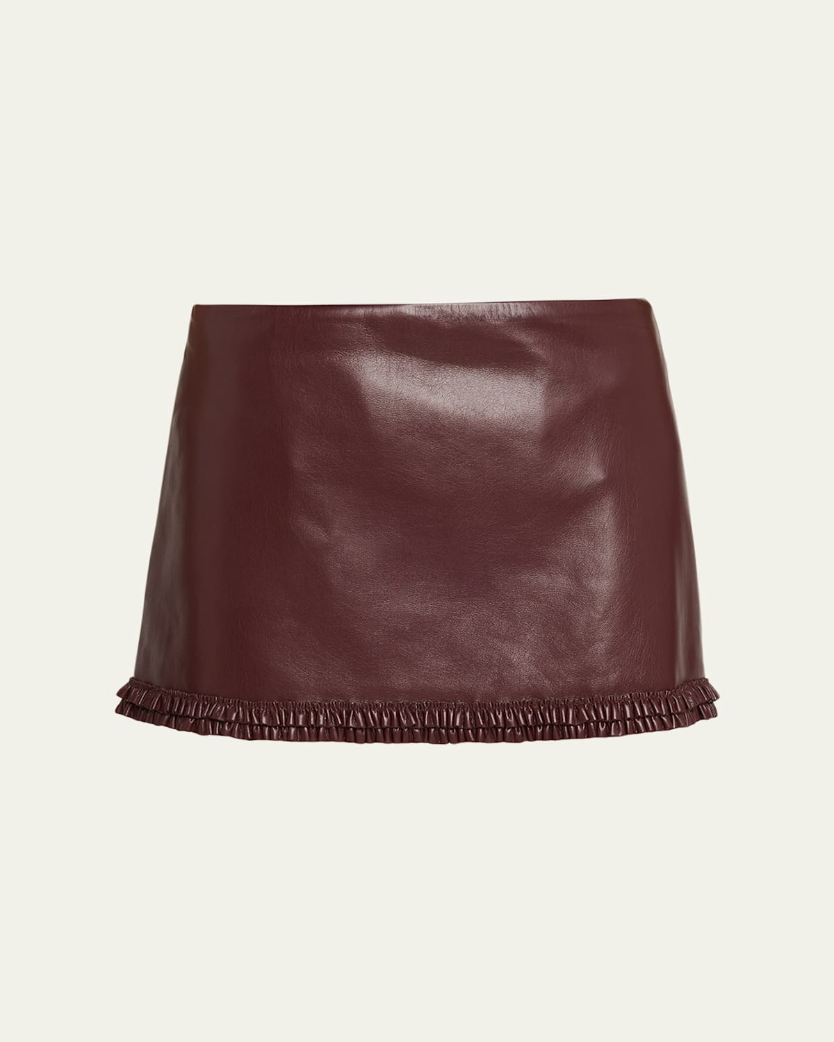 Noala Faux Leather Mini Skirt | Bergdorf Goodman