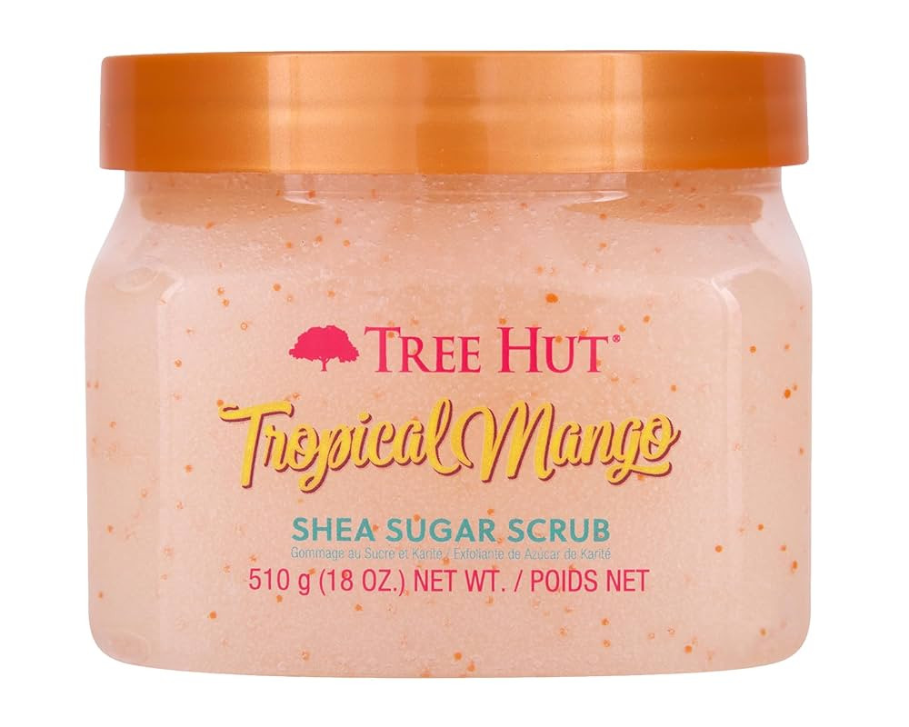 Tree Hut Shea Sugar Scrub Tropical Mango, 18oz, Ultra Hydrating and Exfoliating Scrub for Nourish... | Amazon (US)