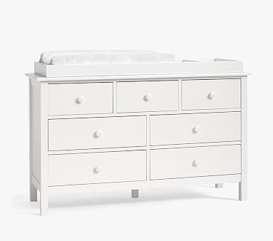 Kendall Extra-Wide Nursery Dresser & Topper Set | Pottery Barn Kids
