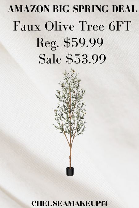 Amazon Big Spring Deal // Faux Olive Tree 

#LTKsalealert #LTKhome