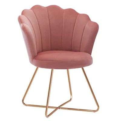 Schiavone Barrel Chair Mercer41 Upholstery Color: Pink | Wayfair North America