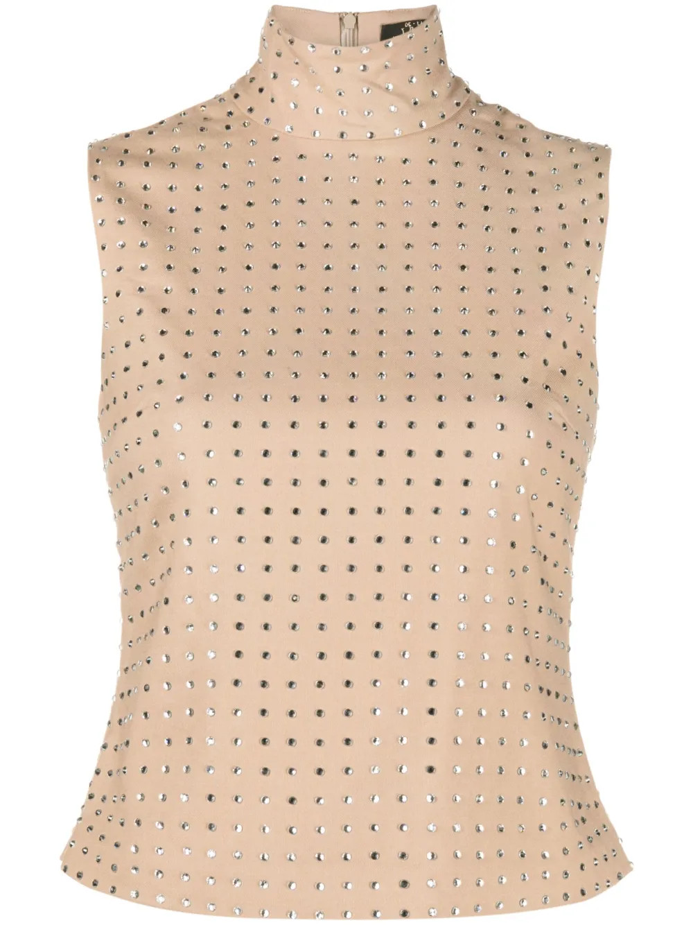 De La Vali Isidora rhinestone-embellished Top - Farfetch | Farfetch Global