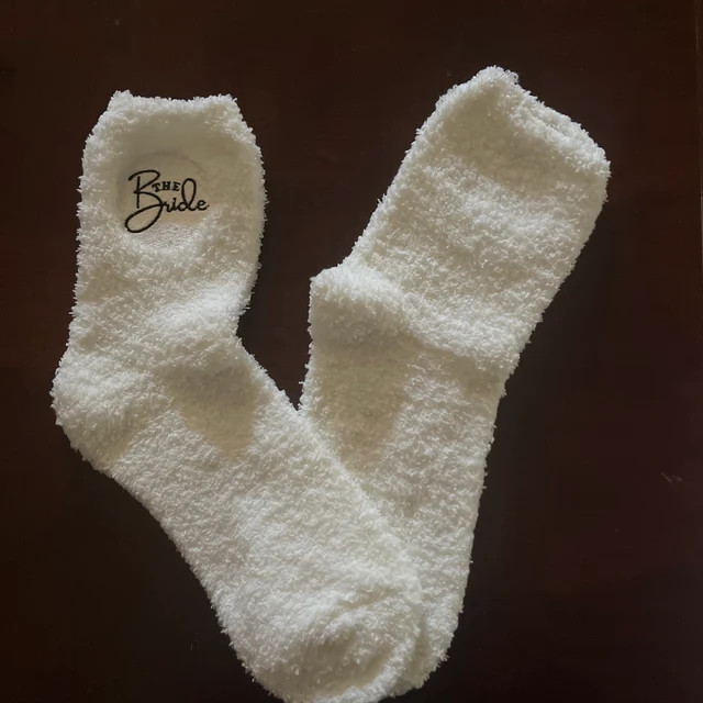 Fuzzy Bridal Party Socks | Bridesmaid Proposal | Wedding Party Socks | Bridesmaid Gifts | Maid of... | Etsy (US)
